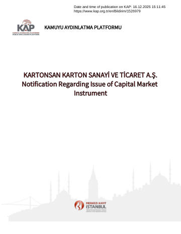 Material Event Disclosure Form 2 - 16/12/2025