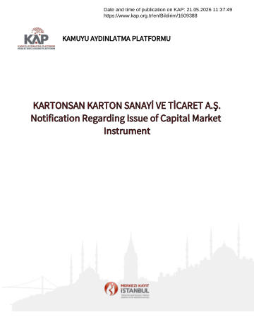 Material Event Disclosure Form 2 -21/05/2026