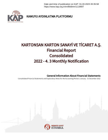 Financial Statements and Notes 12/2022