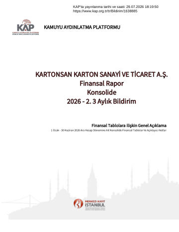 Kartonsan Bağımsız Denetim Raporu 06-2026