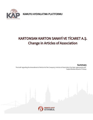 Material Event Disclosure Form 18/02/2022