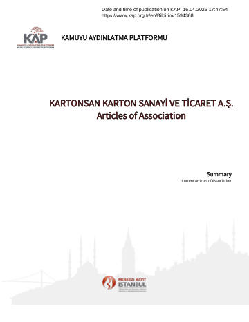 Material Event Disclosure Form 1 -16/04/2026