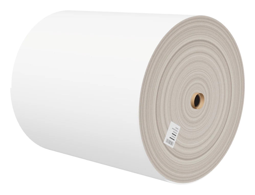 Coated cardboard reel